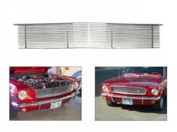 64 - 66 Mustang Billet Aluminum Front Grille, Polished