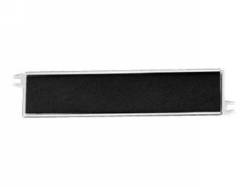 1967 - 1968 Mustang Center Dash Panel (Black)