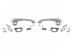 1967 - 1968 Mustang  Show-Quality Door Handles (polished chrome)
