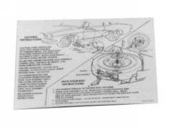 1965 Mustang  Jack Instructions