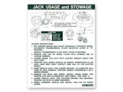 1971-1972 MustangCoupe Jack Instructions (Regular Wheel, Late 1971-