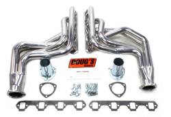 64 - 73 Mustang 260-351W Long Tube Headers, Silver Ceramic Coated