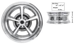 17 x 7 Magnum 500 Alloy Wheel Chrome