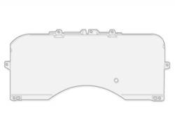 Gauges - Lenses - Scott Drake - 87 - 89 Mustang  Instrument Panel Lens