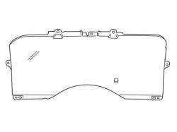 90-93 Mustang Instrument Panel Lens