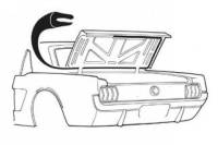 1964-1973 Mustang Parts - Weatherstrip - Trunk