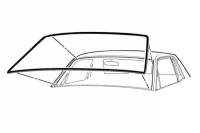 1964-1973 Mustang Parts - Weatherstrip - Window