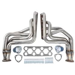 64 - 73 Mustang 260-351W Long Tube Headers, Raw Steel 