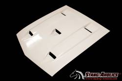 Stang-Aholics - 69 - 70 Mustang SR-69 Shelby Style Fiberglass Hood, WITHOUT Ram Air Chamber - Image 1