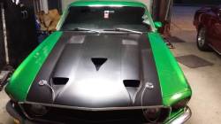 Stang-Aholics - 69 - 70 Mustang SR-69 Shelby Style Fiberglass Hood, WITHOUT Ram Air Chamber - Image 6