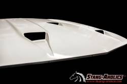 Stang-Aholics - 69 - 70 Mustang SR-69 Shelby-Style Fiberglass Hood, WITH Ram Air Chamber - Image 4