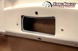 Steel Reinforced Hood Latch area on 69 -70 Shelby Style Hood