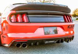 2015 - 2016 Mustang Carbon Fiber LG269 Rear Diffuser (Quad Tip)