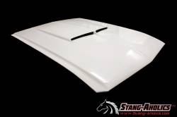 Stang-Aholics - 1967 Mustang Fiberglass Hood with 67 shelby style hood scoop, Long Hood - Image 3