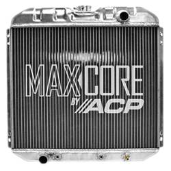 All Classic Parts - 67 - 70 Mustang 6 Cylinder Aluminum MaxCore Radiator (OE Style 2 Row Performance) - Image 1