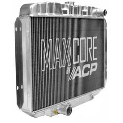 All Classic Parts - 67 - 70 Mustang V8 390/428 (70 -302/351 with A/C) Aluminum MaxCore Radiator (OE Style 3 Row Plus) - Image 2