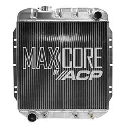 64 - 66 Mustang V8 5.0 Conversion Aluminum Series MaxCore Radiator (OE Style 2 Row Performance)