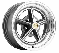 65 - 73 Mustang 15X7 Legendary Magstar Alloy Wheel, Charcoal Gray