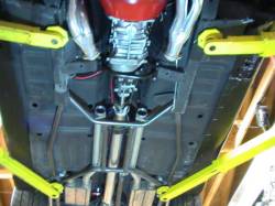 Exhaust Kit Shown installed with Sub frames and X Brace