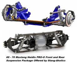 65 - 70 Mustang Heidts PRO-G Front and Rear Suspension Package