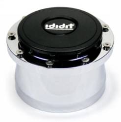 Ididit Inc. - IDIDIT Black Powder Coated Steering Wheel Adapter, With Horn