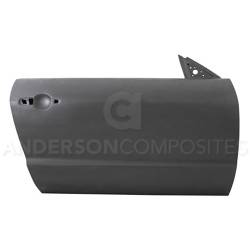 Carbon Fiber - Doors - Anderson Composites Mustang Parts - 2005 - 2009 MUSTANG  DRY CARBON DOORS (PAIR)