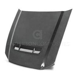 Anderson Composites Mustang Parts - 10 - 14 MUSTANG SHELBY GT500 &13-14 GT/V6 Carbon Fiber Hood - Image 1