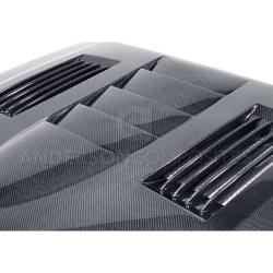 Anderson Composites Mustang Parts - 10 - 14 MUSTANG SHELBY GT500 & 13-14 GT/V6 Carbon Fiber Hood - Image 7