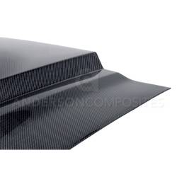Anderson Composites Mustang Parts - 10 - 14 MUSTANG SHELBY GT500 & 13-14 GT/V6 Carbon Fiber Hood - Image 4