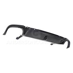 Valance - Rear - Anderson Composites Mustang Parts - 13 - 14 MUSTANG SHELBY GT500 Carbon Fiber Rear Diffuser