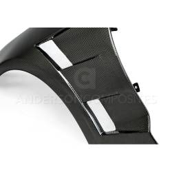 Anderson Composites Mustang Parts - 2015 - 2016 MUSTANG Carbon Fiber Front Fenders (.4in Wider) - Image 3