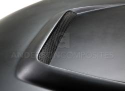 Anderson Composites Mustang Parts - 2015 - 2016 MUSTANG GT350 Fiberglass Hood - Image 3