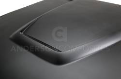 Anderson Composites Mustang Parts - 2015 - 2016 MUSTANG GT350 Fiberglass Hood - Image 5