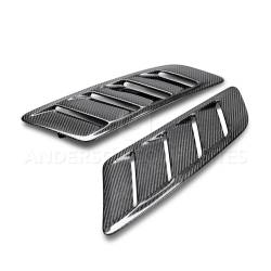 Anderson Composites Mustang Parts - 2015 - 2016 MUSTANG GT TYPE-AB Carbon Fiber Hood Vents - Image 2