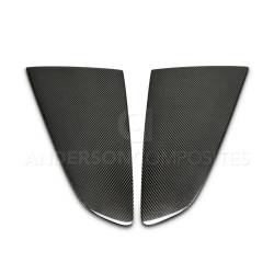 Anderson Composites Mustang Parts - 2015 - 2017 MUSTANG TYPE -F Carbon Fiber Louvers - Flat - Image 2