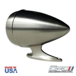 California Pony Cars - 65 - 68 Mustang Rotunda Style Bullet Mirror, Brushed Finish, Convex - Image 2