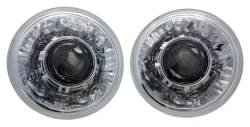 65 - 68, 70 - 73 Classic Mustang 7" Round Chrome Projector Headlight