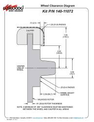 Wilwood Engineering Brakes - 65 - 69 Mustang Wilwood Front Disc Brake Kit - Image 3