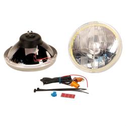 Delta Lighting Technology - 65 - 68 and 70 - 73 Mustang DOT 7" Xenon Headlight Kit with Halos, Pair - Image 5