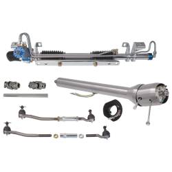 64 - 70 Mustang TCP POWER Rack And Pinion Kit, With Tilt Steering Column