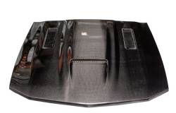 05 - 09 Mustang Carbon Fiber Ram Air Hood (V6 / GT)