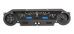 Dakota Digital Gauges & Accessories - 64 - 65 Mustang Standard Interior VHX Instruments, Black Alloy Gauge Face - Image 2