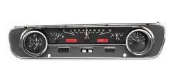 Dakota Digital Gauges & Accessories - 64 - 65 Mustang Standard Interior VHX Instruments, Black Alloy Gauge Face - Image 3