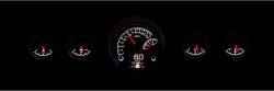 Dakota Digital Gauges & Accessories - 65 - 66 Mustang HDX Dakota Digital Instruments, Black Alloy Gauge Face - Image 3