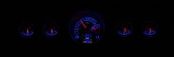 Dakota Digital Gauges & Accessories - 65 - 66 Mustang HDX Dakota Digital Instruments, Black Alloy Gauge Face - Image 6