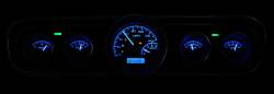 Dakota Digital Gauges & Accessories - 65 - 66 Mustang Deluxe Interior VHX Instruments, Black Alloy Gauge Face - Image 5