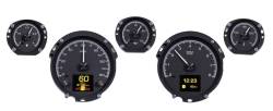 Dakota Digital Gauges & Accessories - 67 - 68 Mustang HDX Dakota Digital Instruments, Black Alloy Gauge Face - Image 2