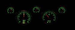 Dakota Digital Gauges & Accessories - 67 - 68 Mustang HDX Dakota Digital Instruments, Black Alloy Gauge Face - Image 6