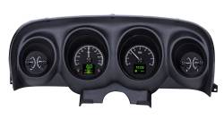 69 - 70 Mustang HDX Dakota Digital Instruments, Black Alloy Gauge Face