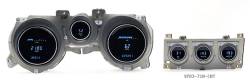 71 - 73 Mustang Digital Instruments with Center Console Gauges, Dakota Digital Gauges